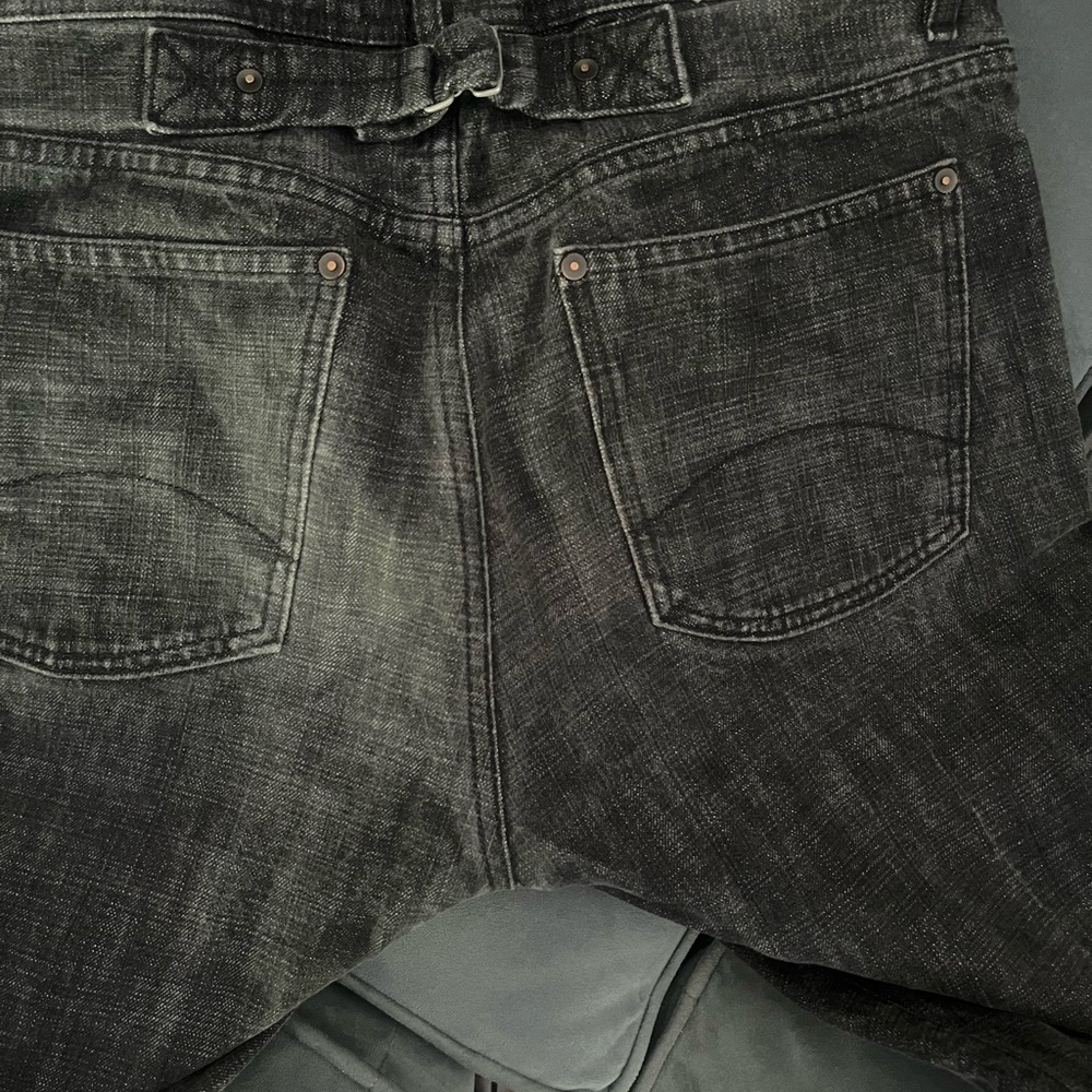 Classic Black Straight-Leg Jeans
